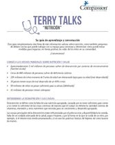 Terry Talks: Nutrición (Guía de Conversación)